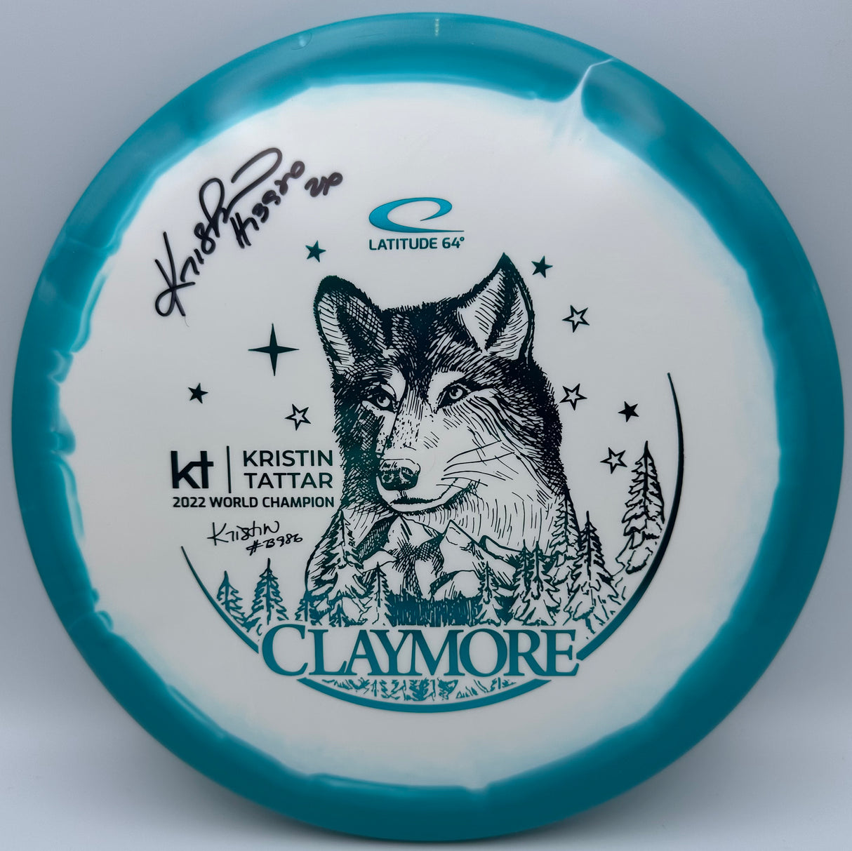 Kristin Tattar Latitude 64 Claymore Signed