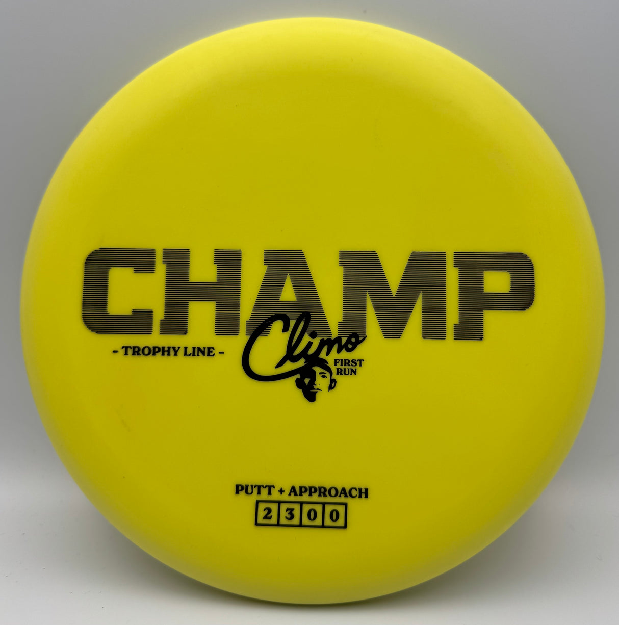 Climo First Run Trophy Line Champ