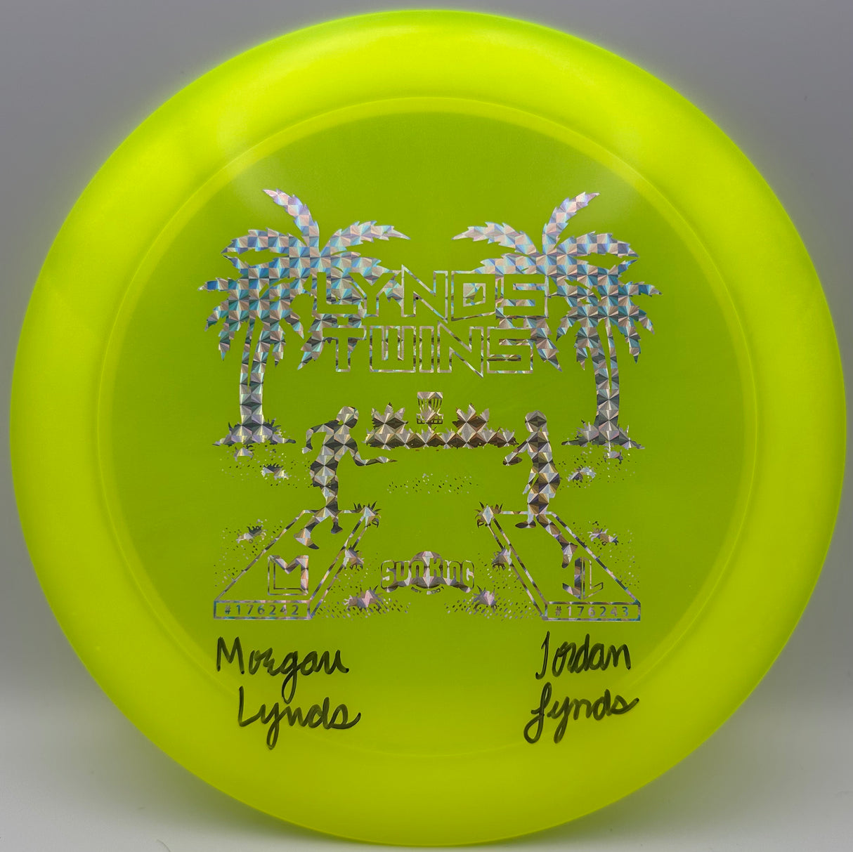 Jordan and Morgan Lynds Discraft Nuke Signed