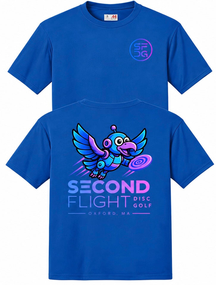 Second Flight A4 Cooling Performance Shirt - Royal