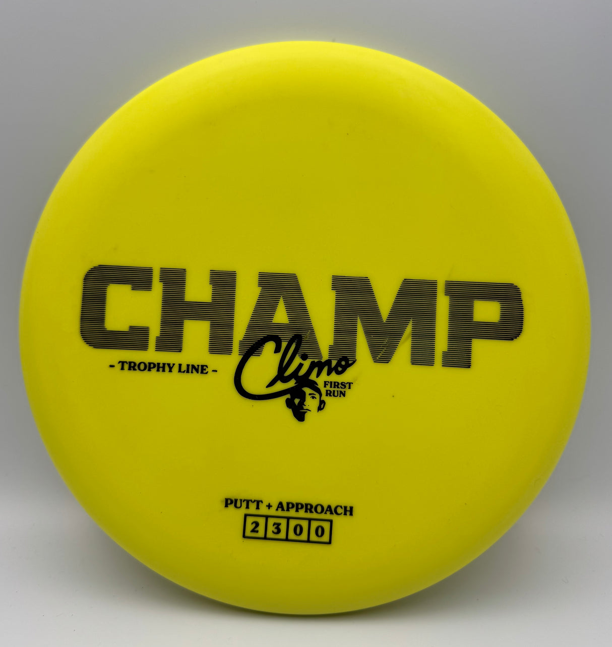 Climo First Run Trophy Line Champ