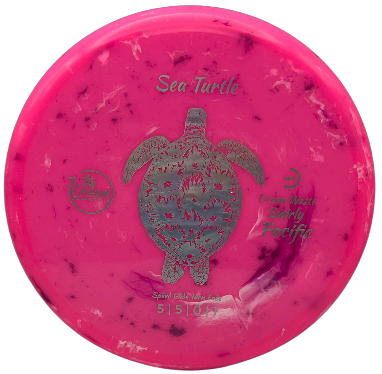 Ocean Discs Swirly Pacific Sea Turtle