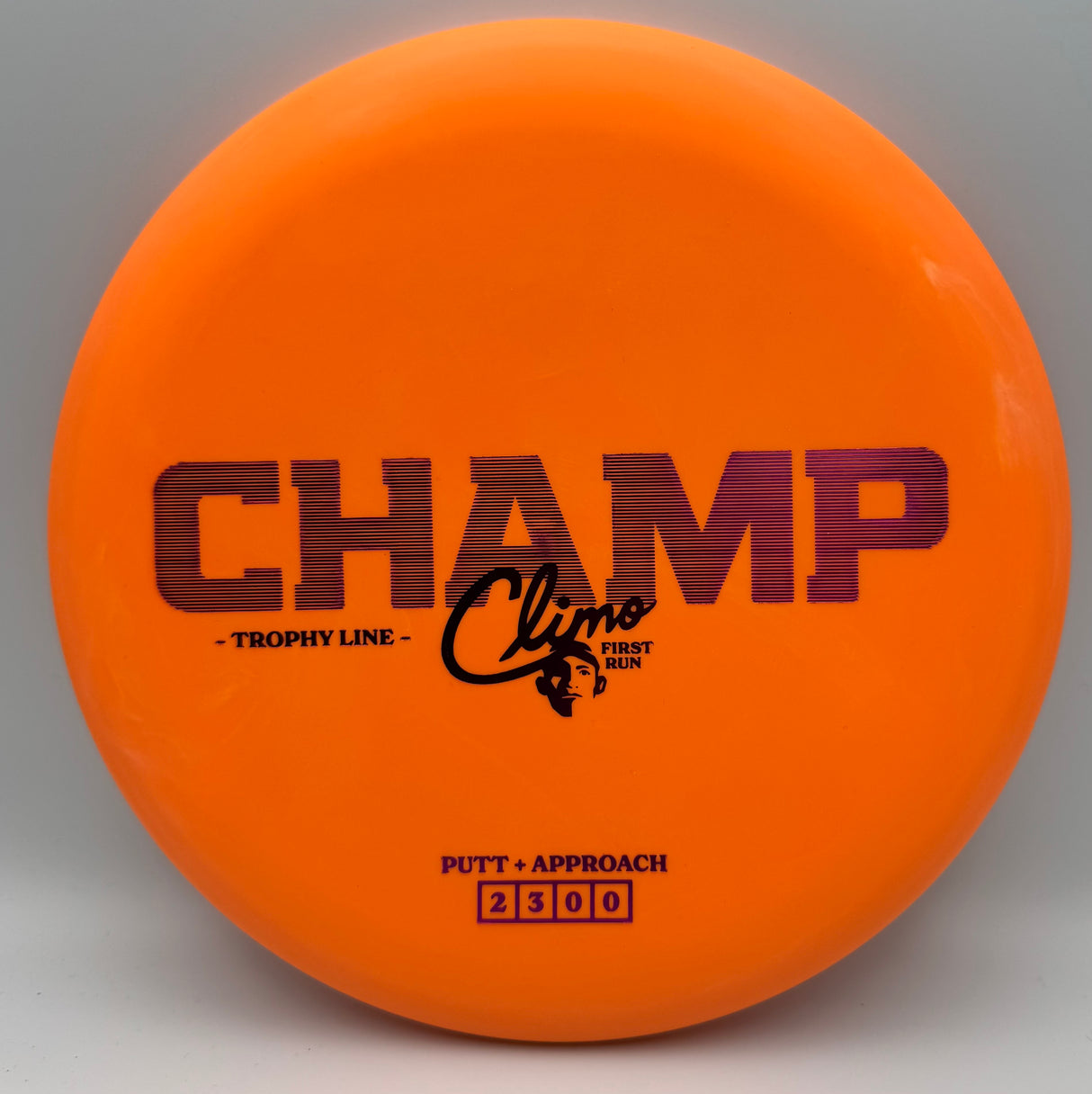 Climo First Run Trophy Line Champ