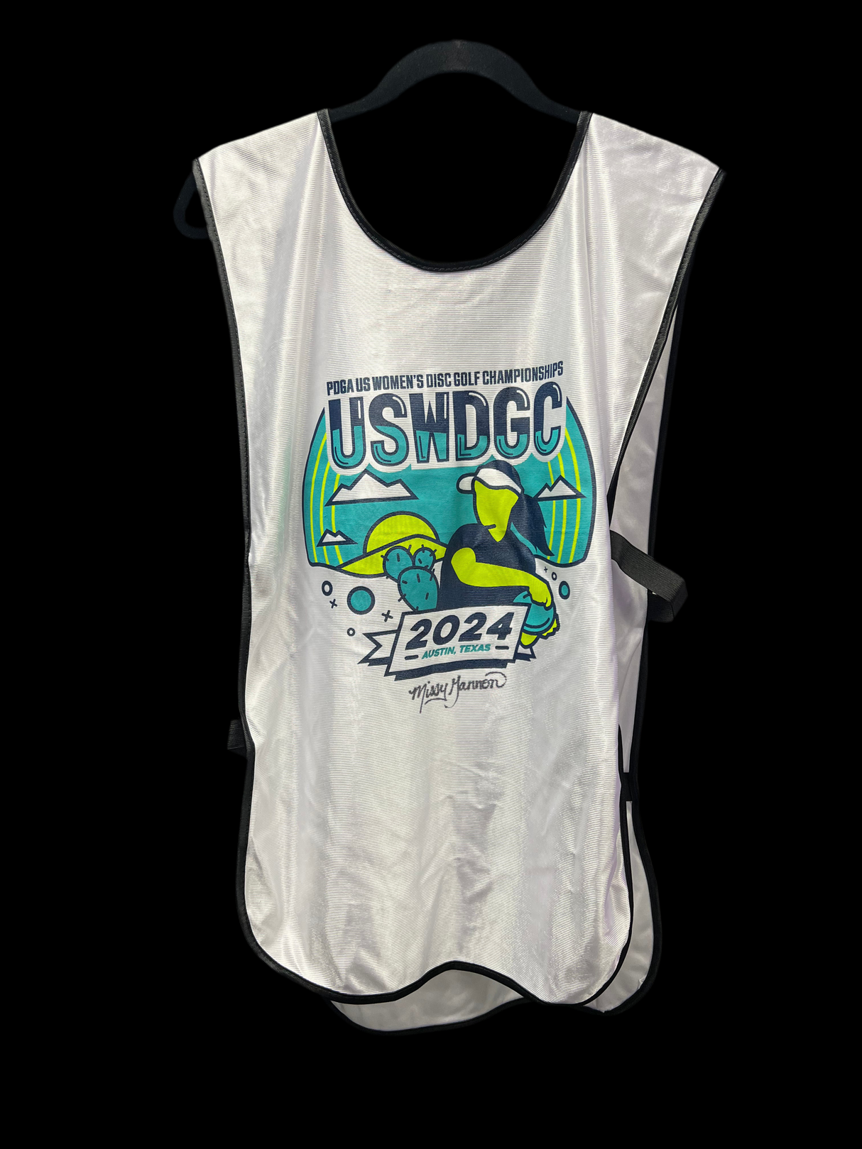 Missy Gannon Signed USWGC Caddie  (Tom) pull over
