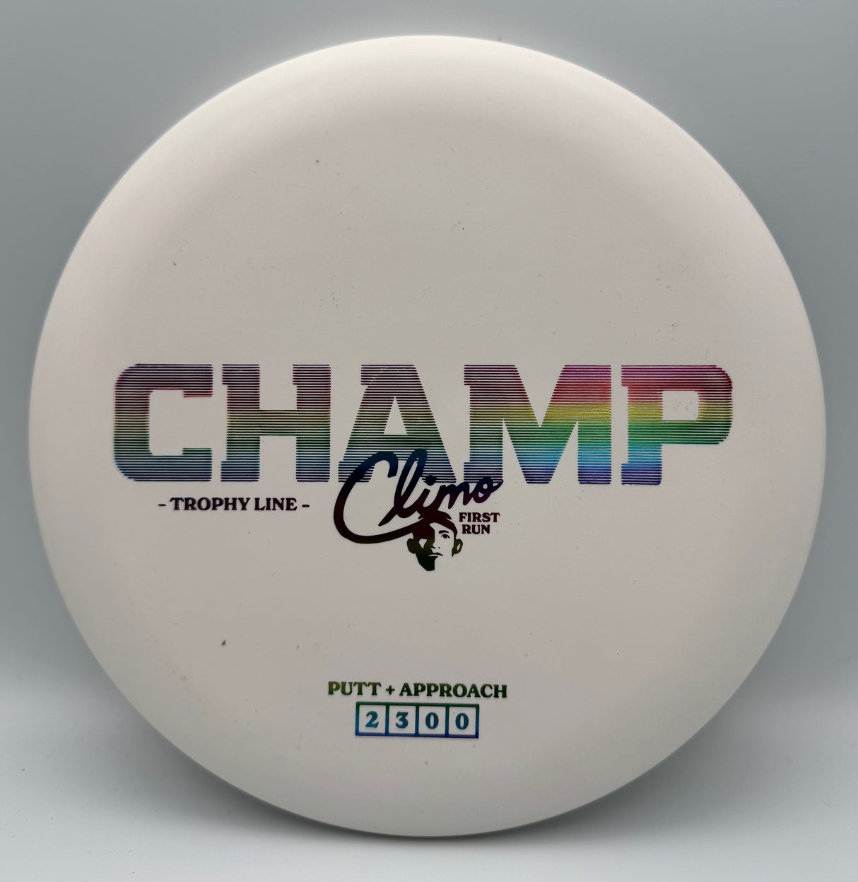 Climo First Run Trophy Line Champ