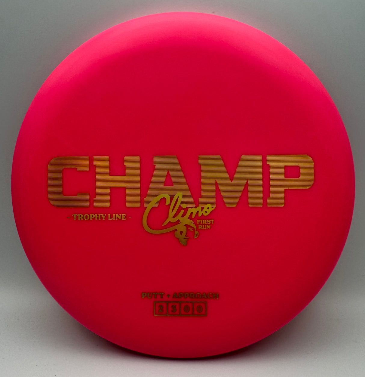 Climo First Run Trophy Line Champ