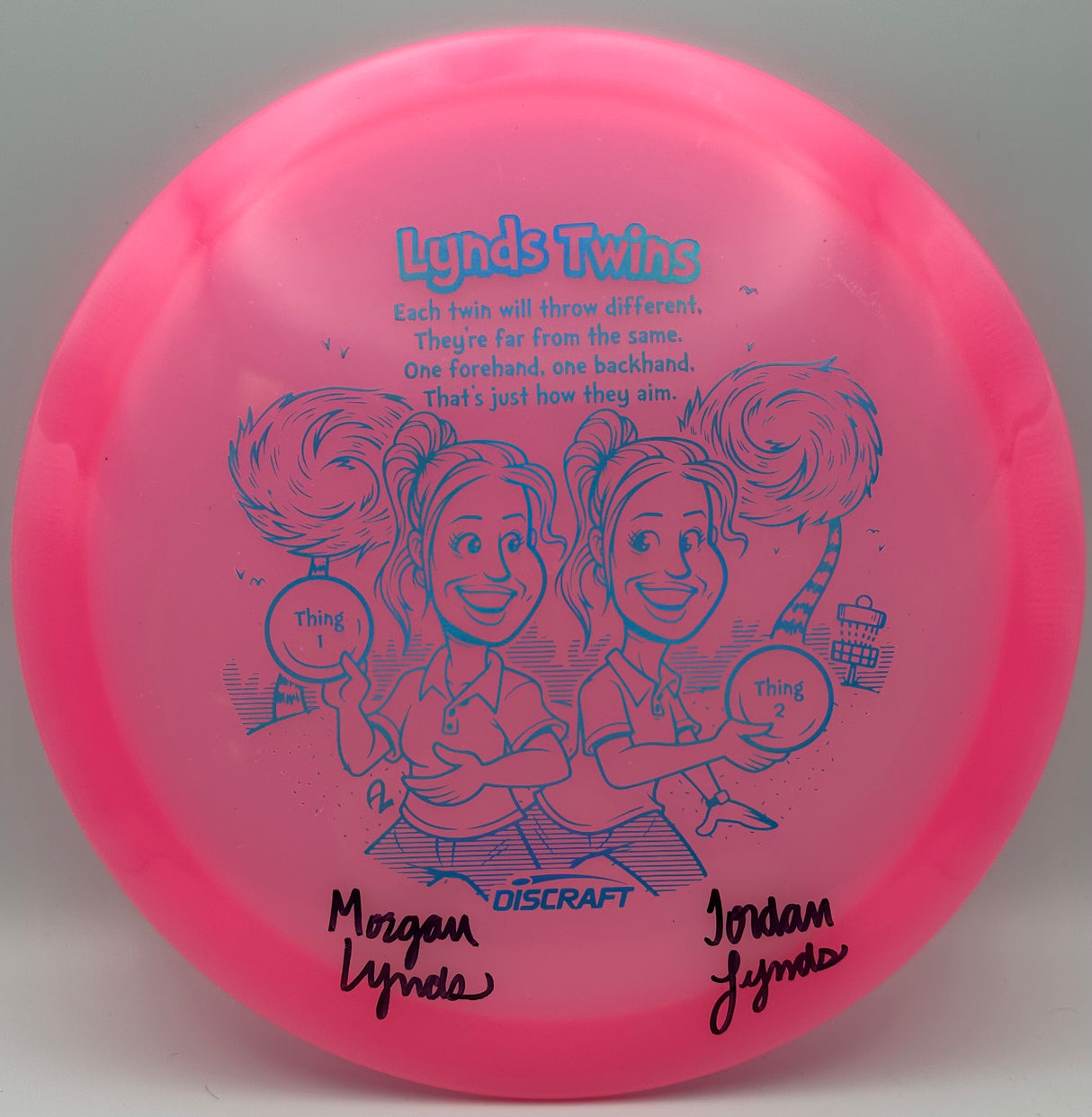 Jordan and Morgan Lynds Discraft Cicada Signed