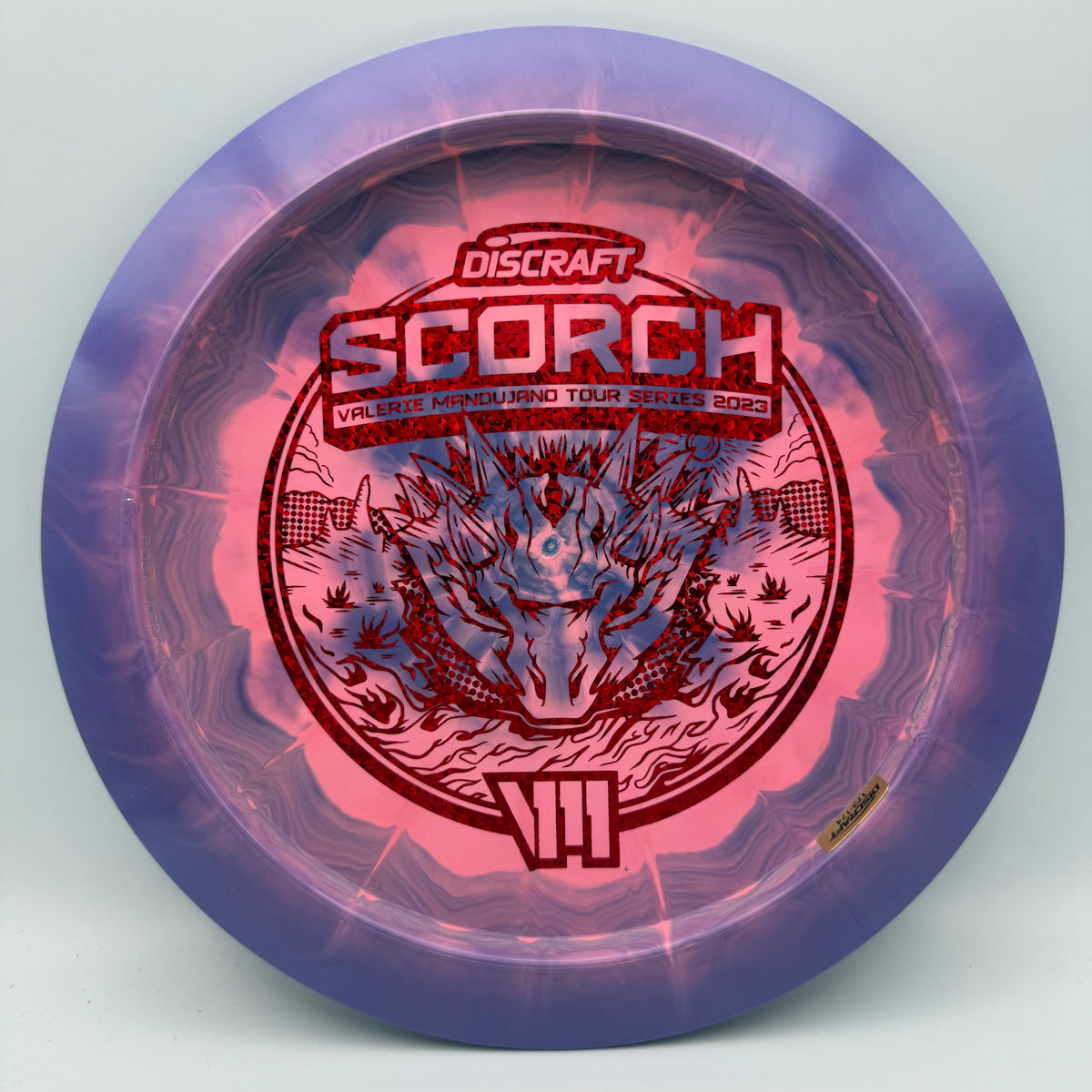Jordan and Morgan Lynds Discraft Scorch Front Autographed