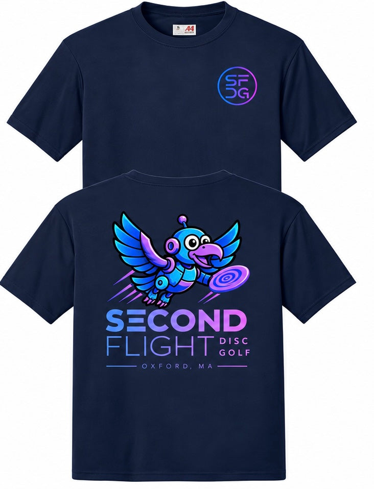 Second Flight A4 Cooling Performance Shirt - Navy