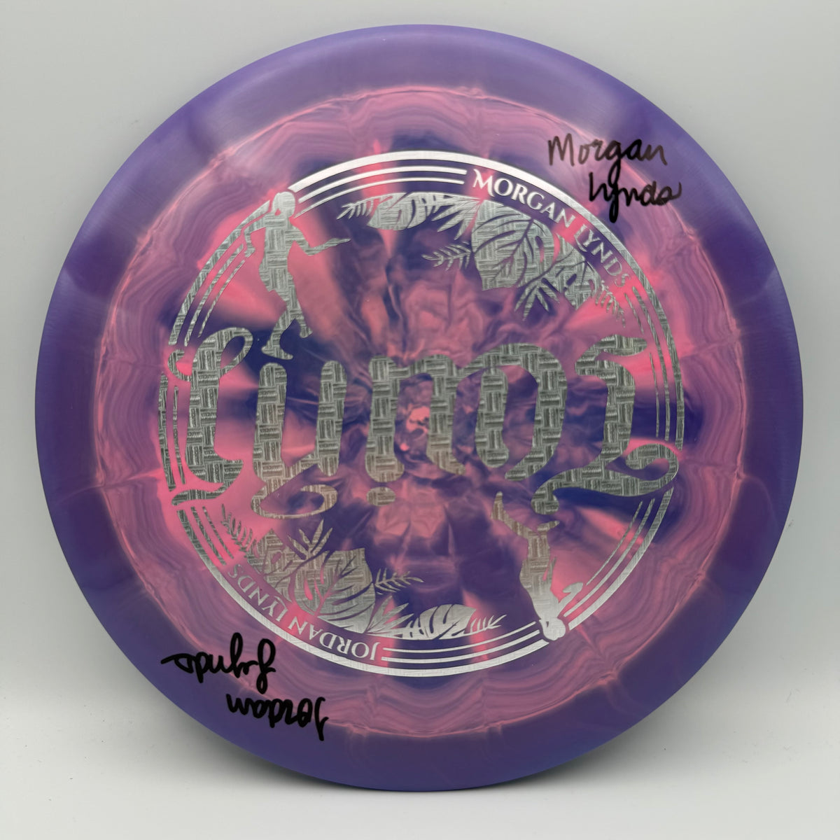 Jordan and Morgan Lynds Discraft Scorch Front Autographed