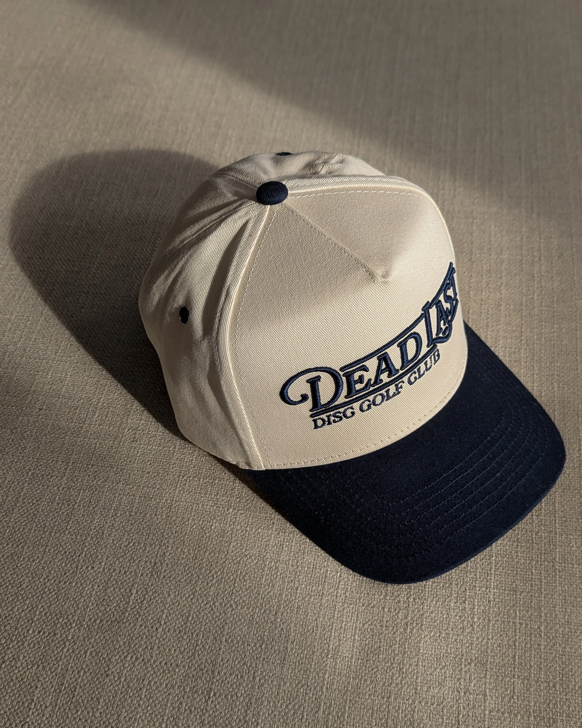 Dead Last Club Hat Blue Embroidered