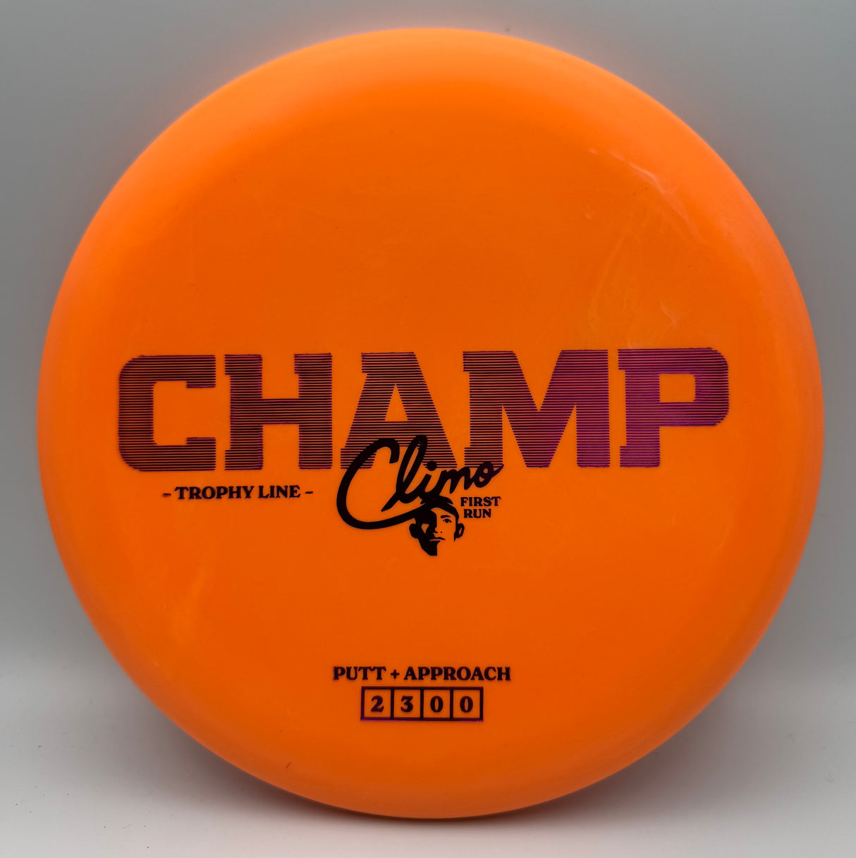 Climo First Run Trophy Line Champ