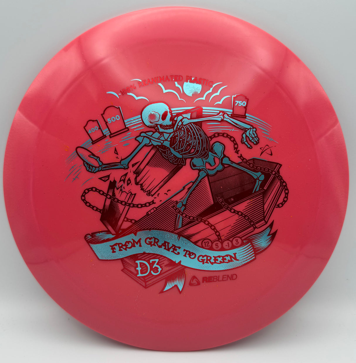 Prodigy D3 Reblend Plastic - Grave to Green Stamp