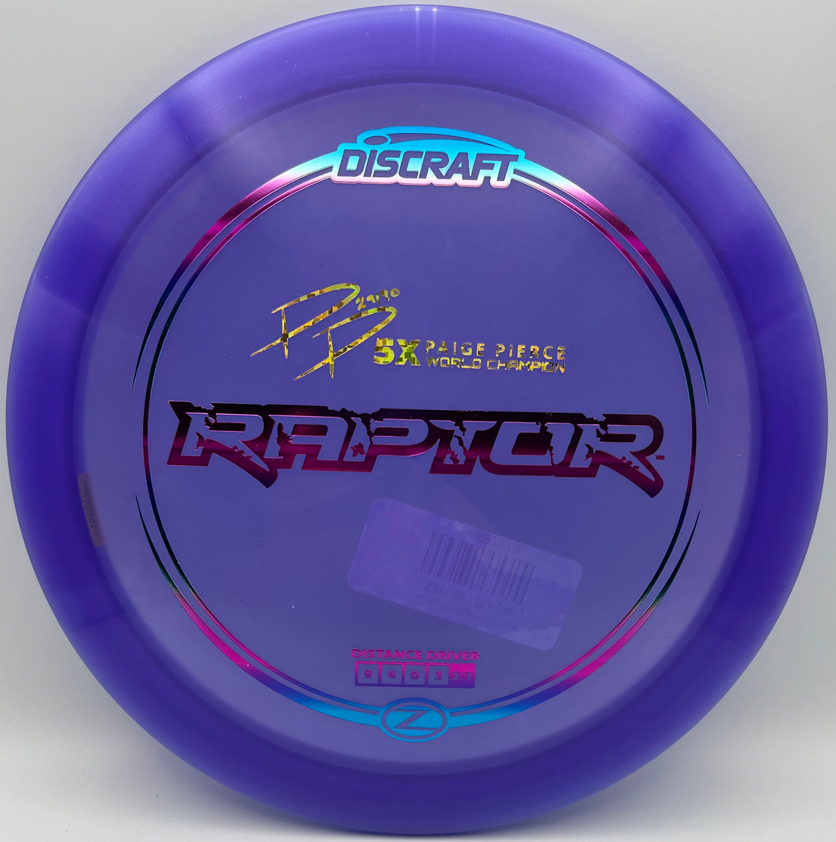 Discraft Z Line Raptor Paige Pierce Signature Series
