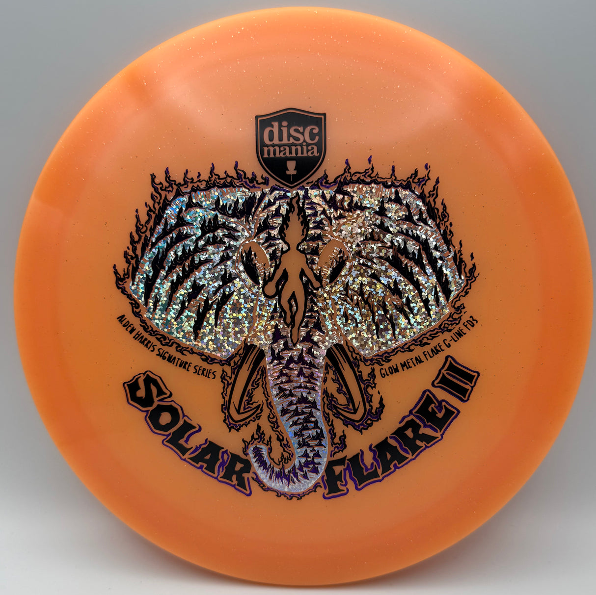 Discmania FD3 Glow Metal Flake C-Line Solar Flare 2 Alden Harris 2025 Signature Series (Triple Foil)