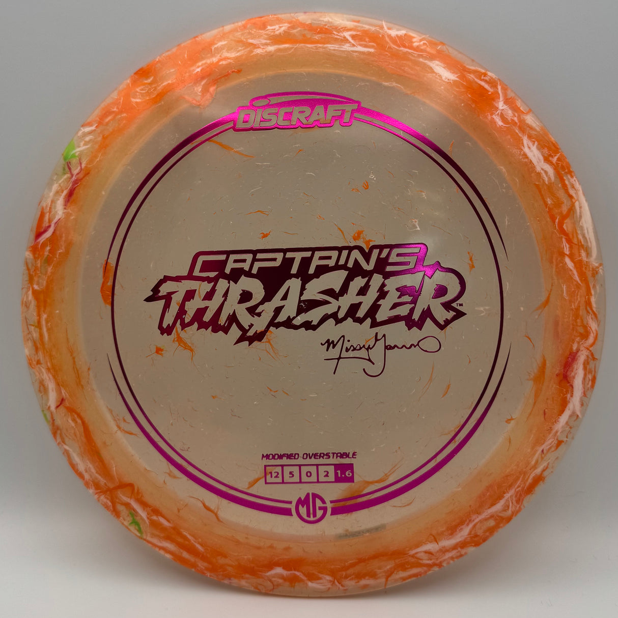 Discraft 2025 Z Jawbreaker Captain’s Thrasher – Missy Gannon Team Series