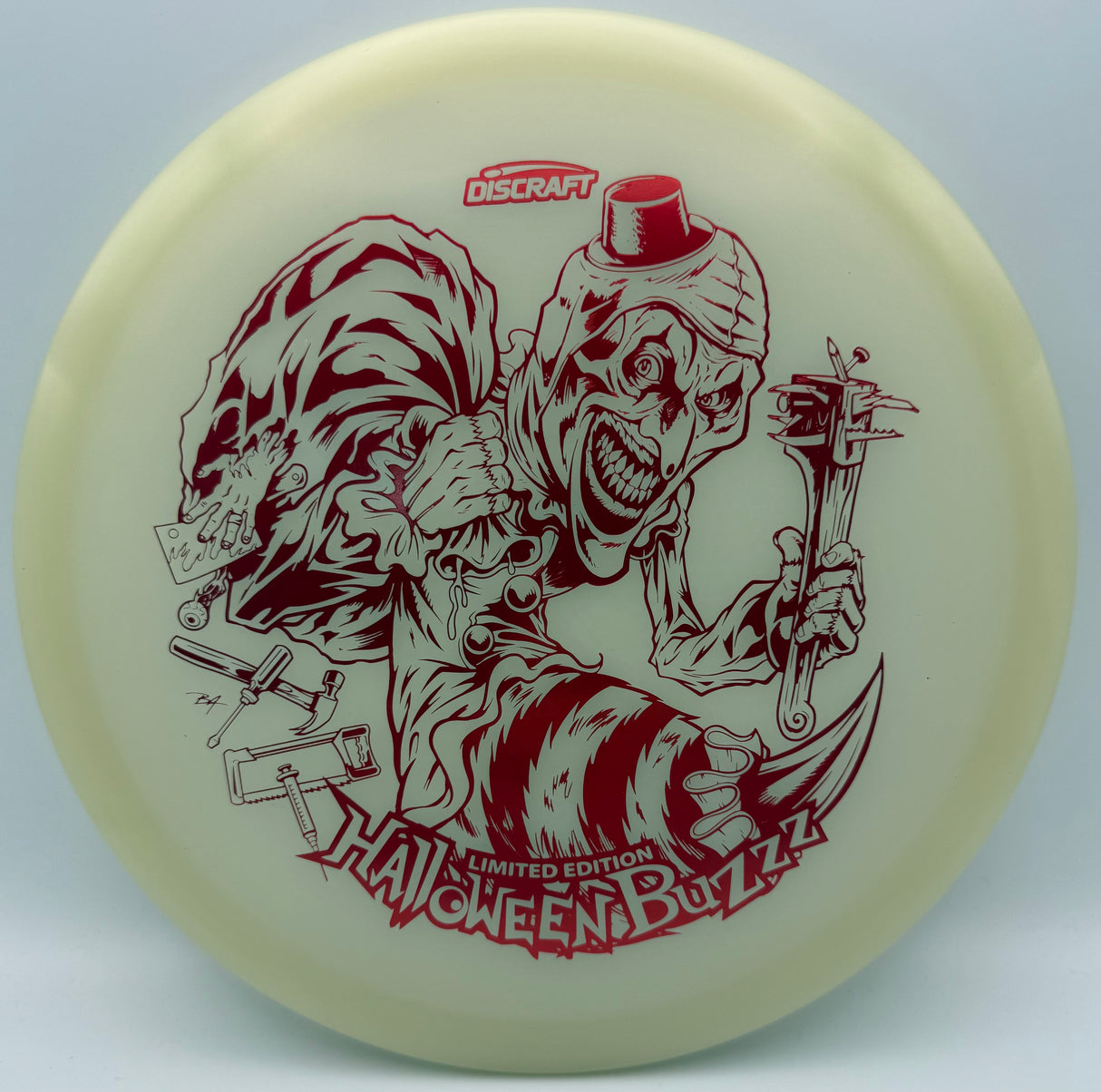 Discraft 2025 LE Halloween Single Stamped Mega Glo Buzzz