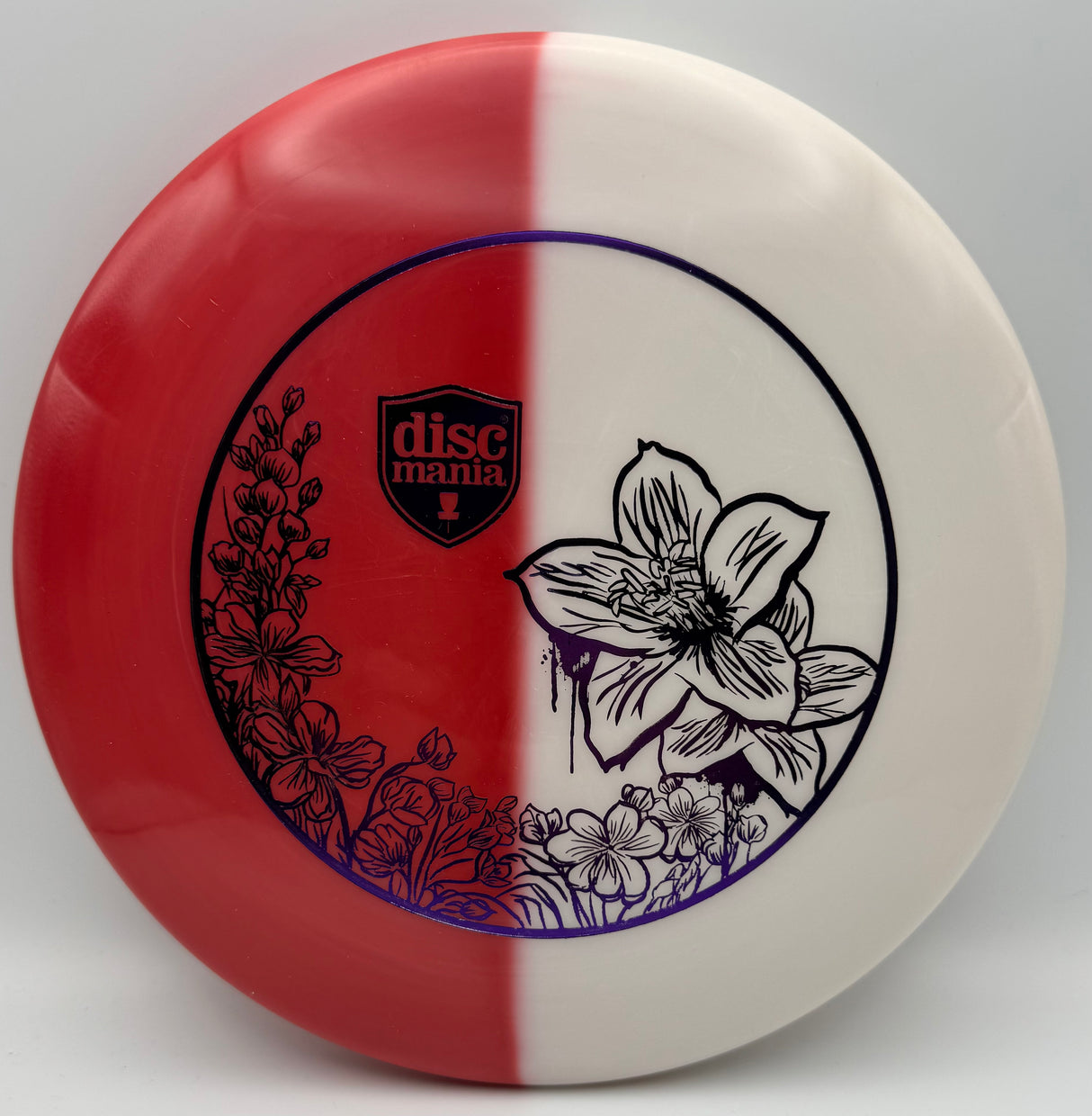Discmania Soft Neo Spore (Red Split Dye - Discmania Flowers)