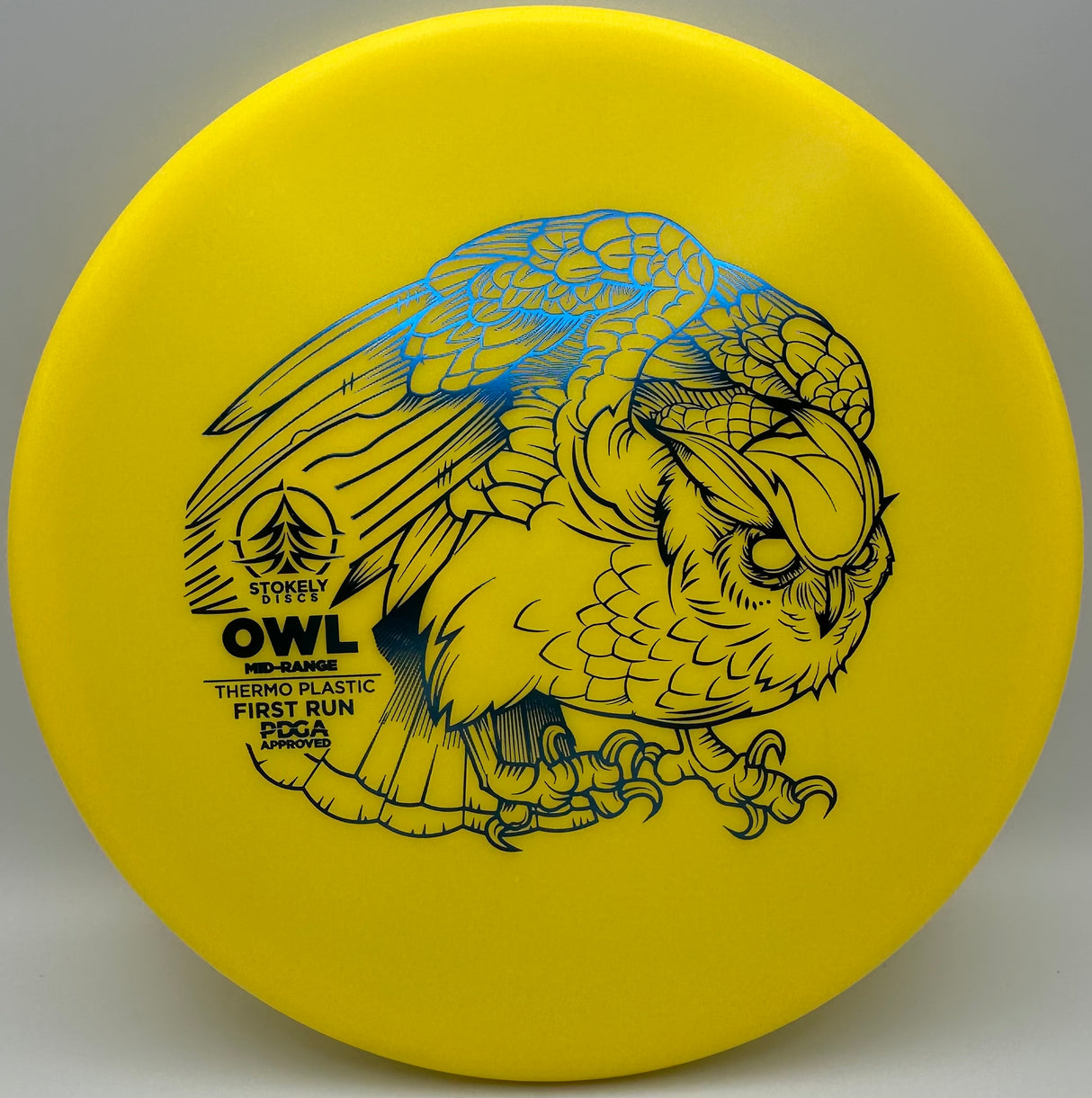 Stokely Discs - Owl Thermo Plastic First Run