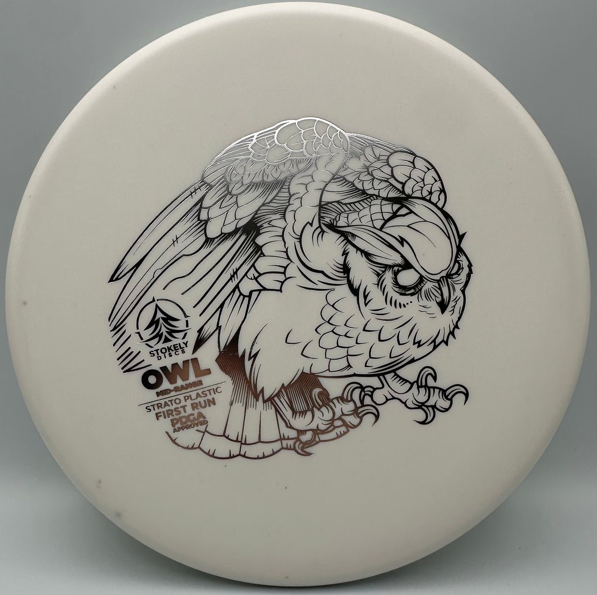 Stokely Discs - Owl Strato Plastic First Run