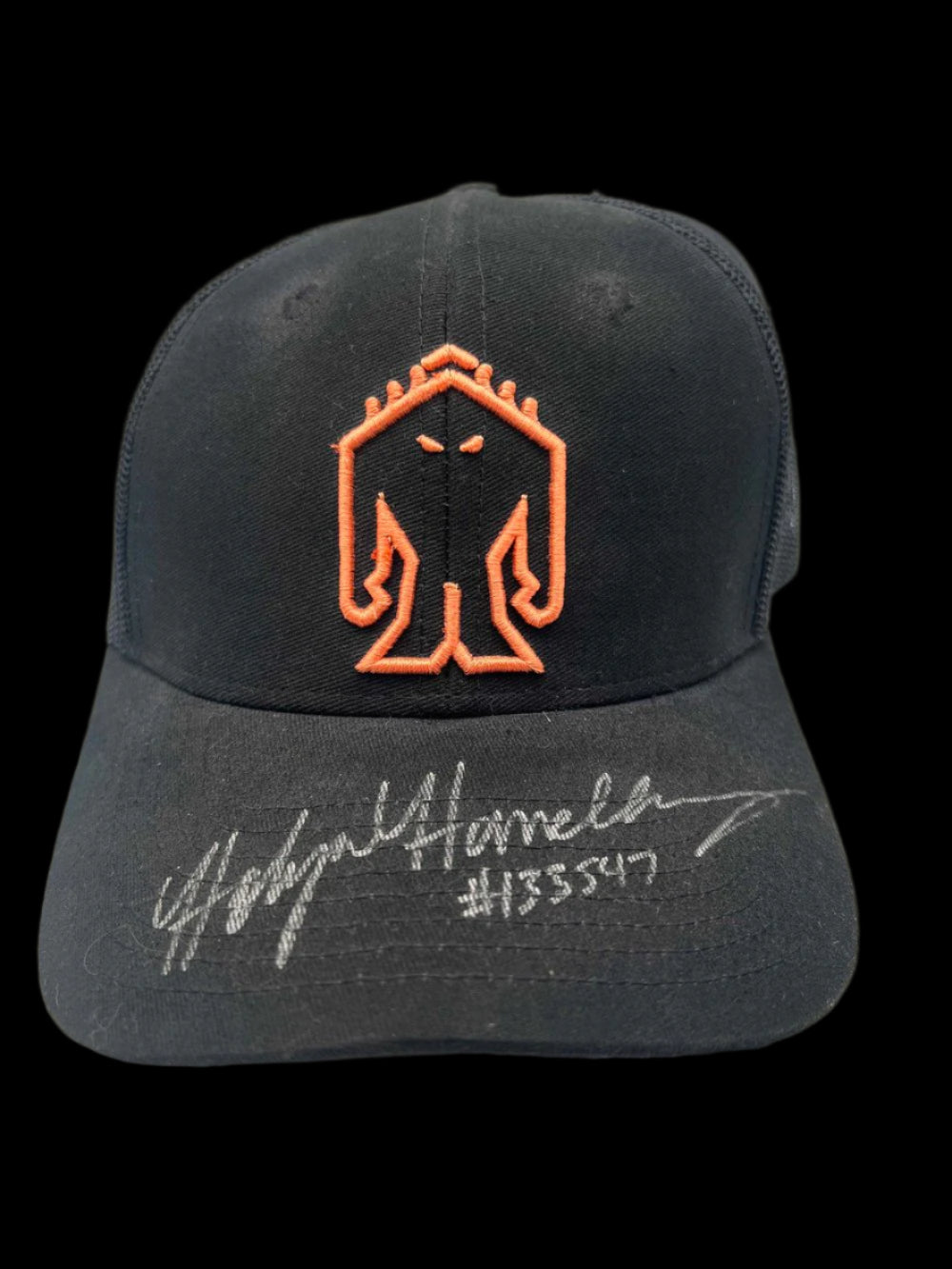 Hoyln Handley Signed Squatch Black Trucker Hat