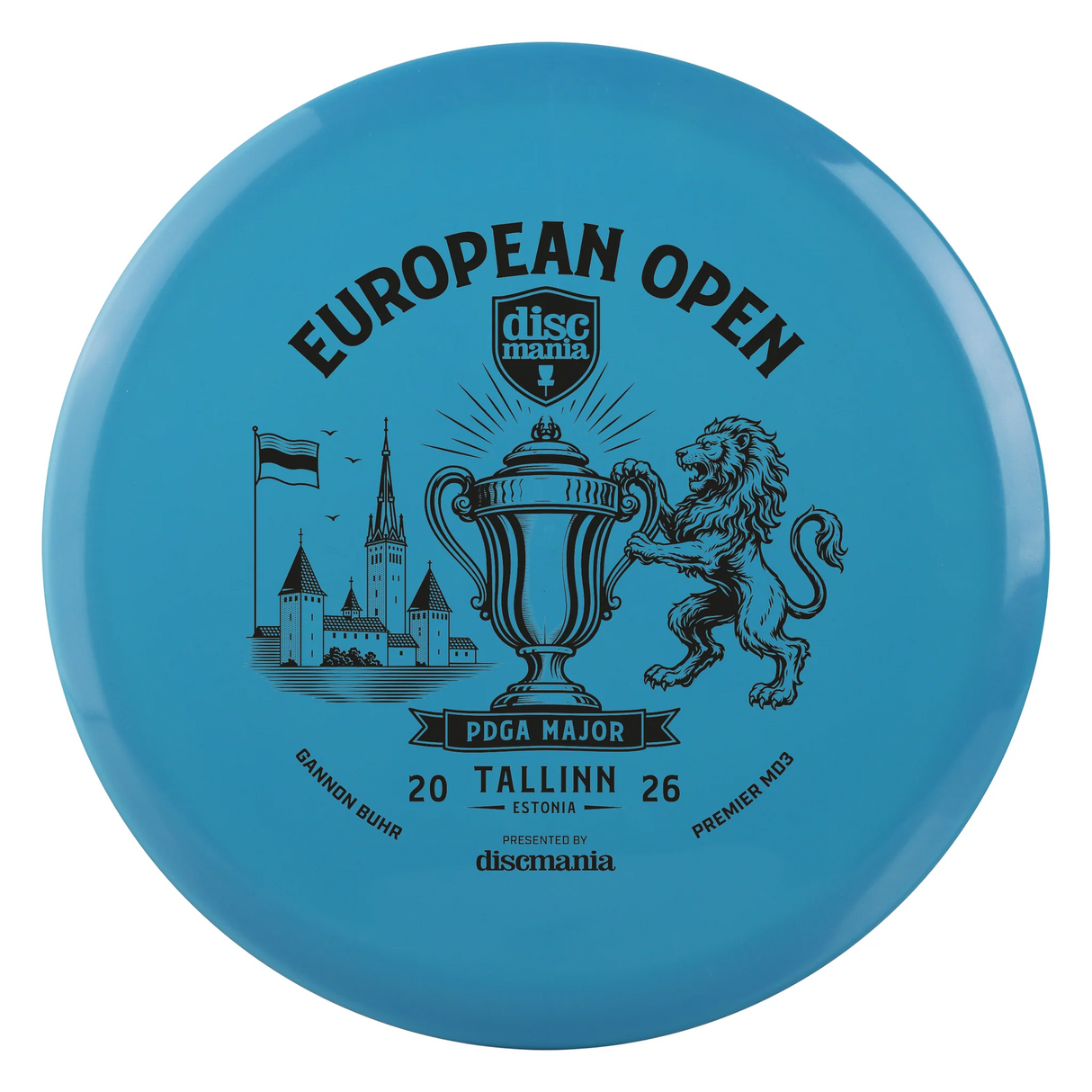 Discmania Gannon Buhr Triumph Series Q-Lime Premier MD3 (2026 EUROPEAN OPEN)
