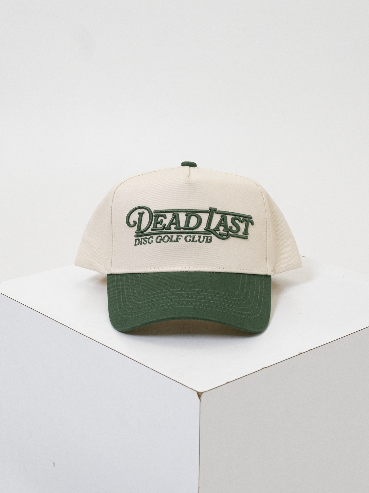 Dead Last Club Hat Green Embroidered