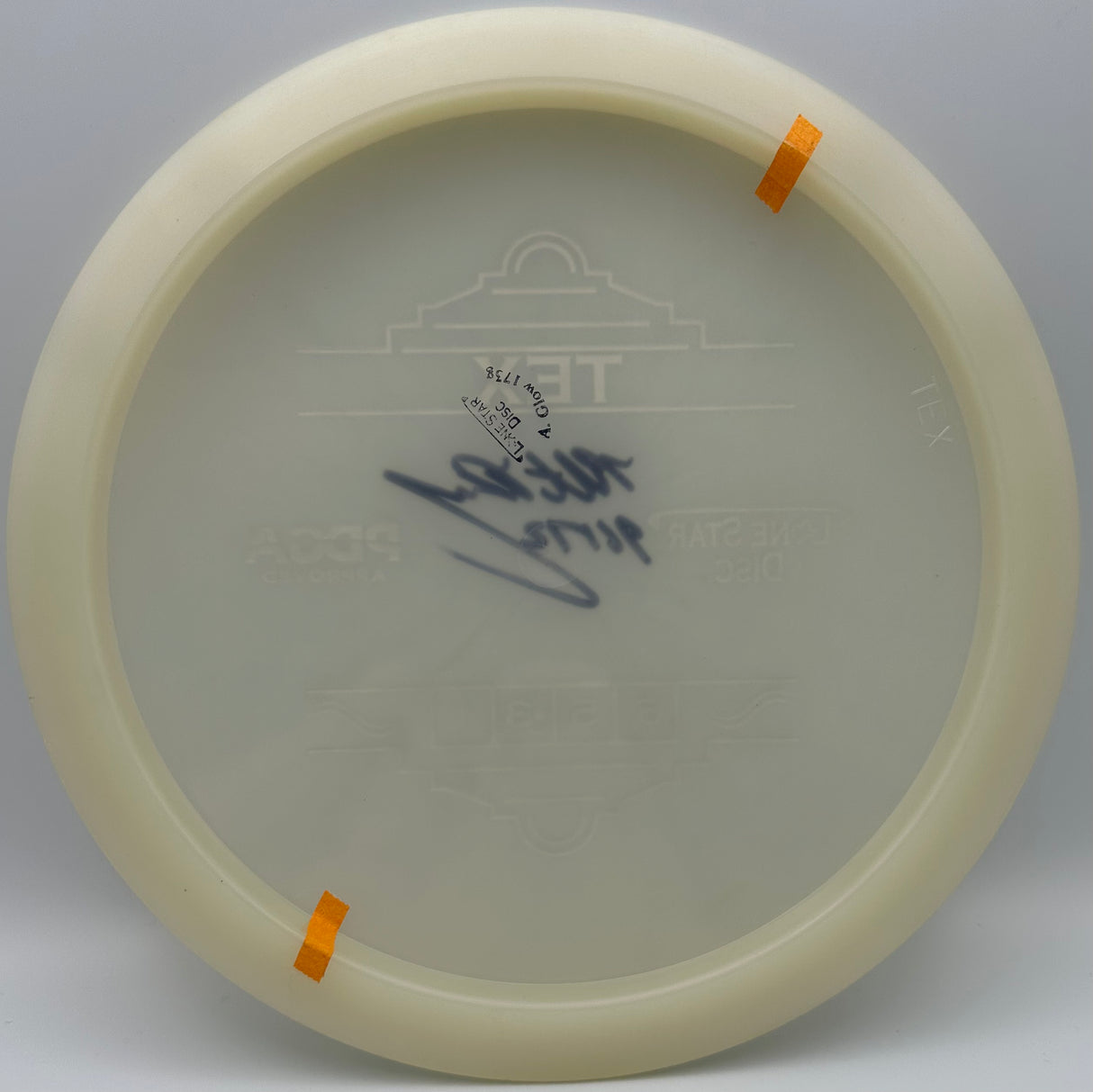Robert Burridge Lone Star Discs Tex Signed