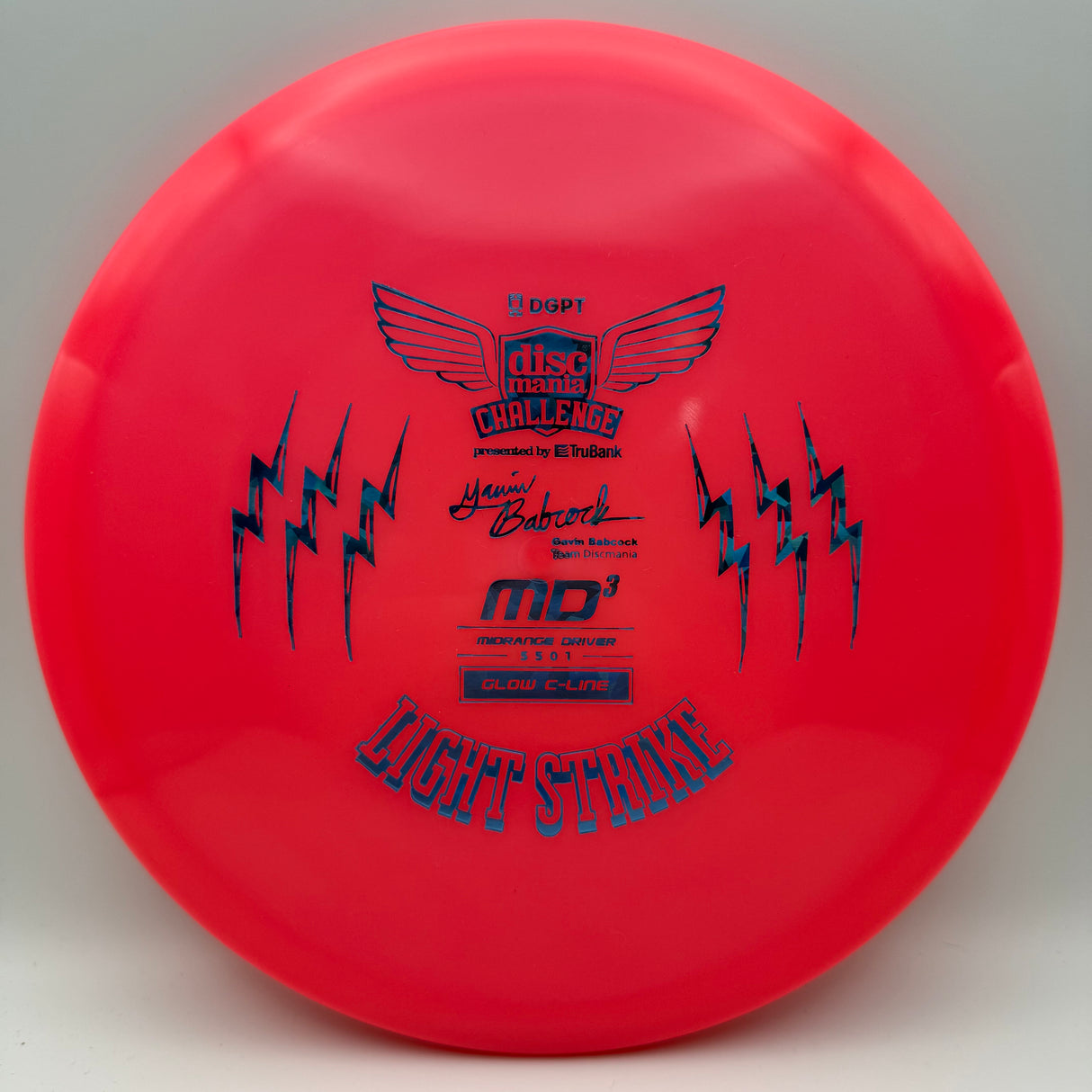 Discmania Gavin Babcock Signature Series Glow C-Line MD3 Light Strike