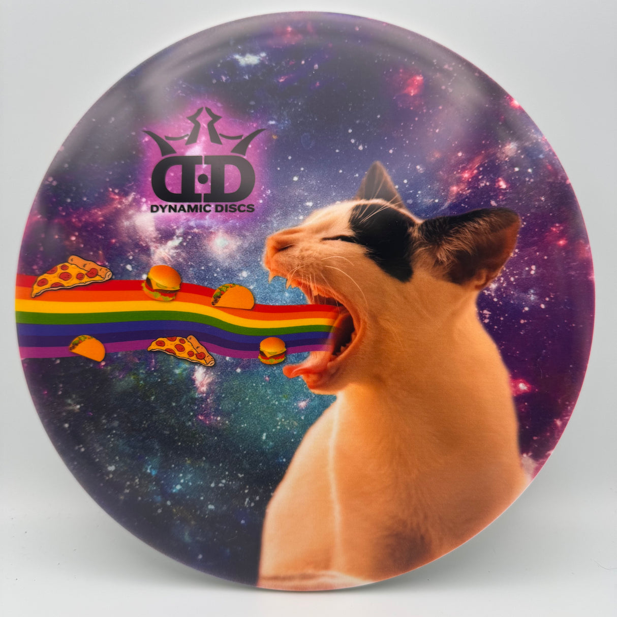 Dynamic Discs Verdict Space Kitty Rainbow Barf DyeMax