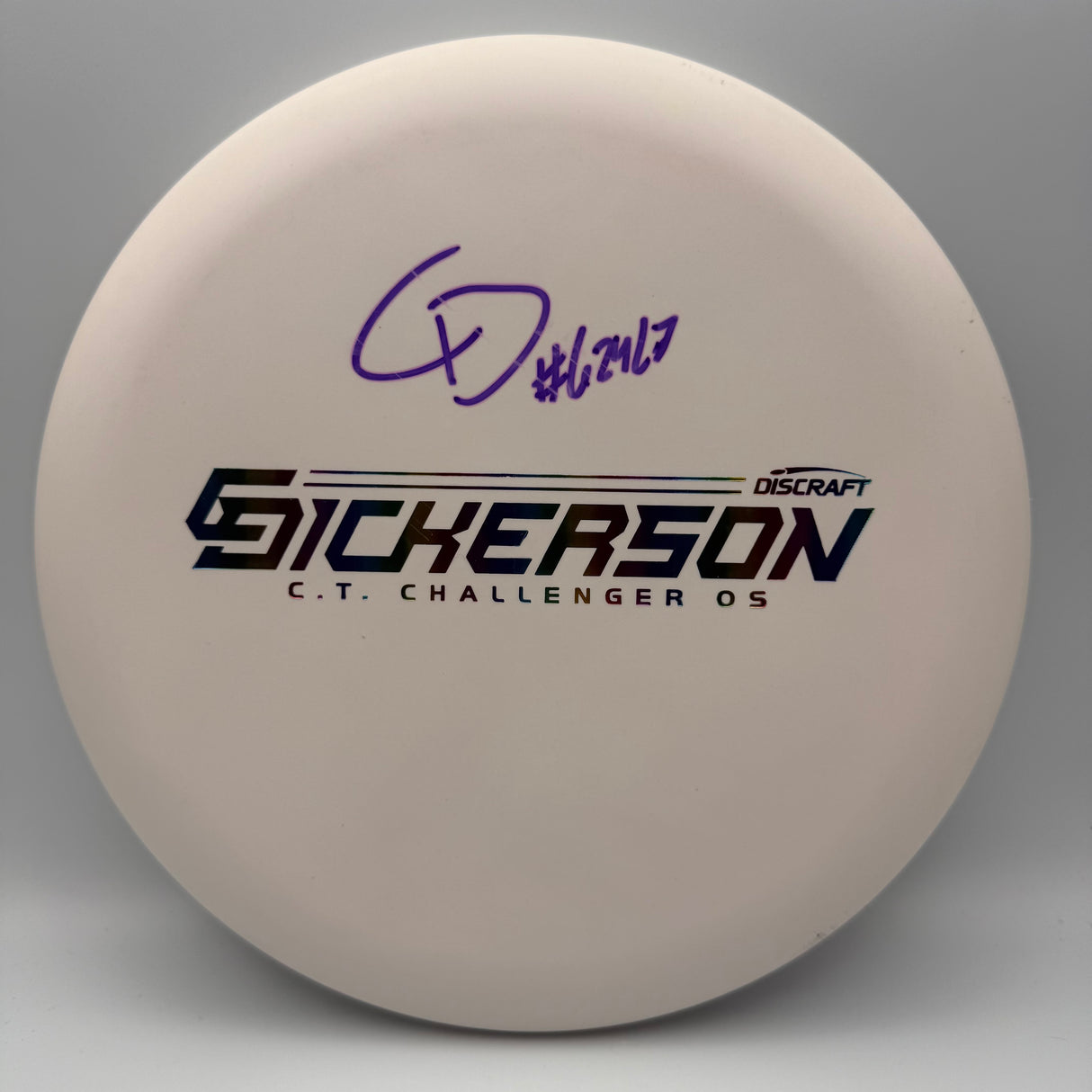 Chris Dickerson Signed Discraft C.T. Challenger