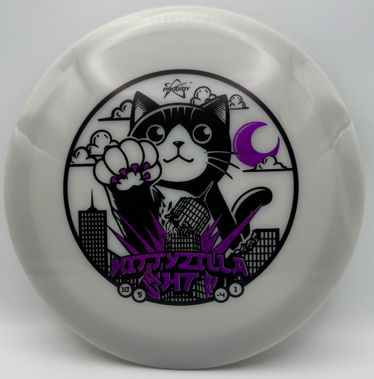 Prodigy H7 400 Glow Plastic Kittyzilla Returns Stamp