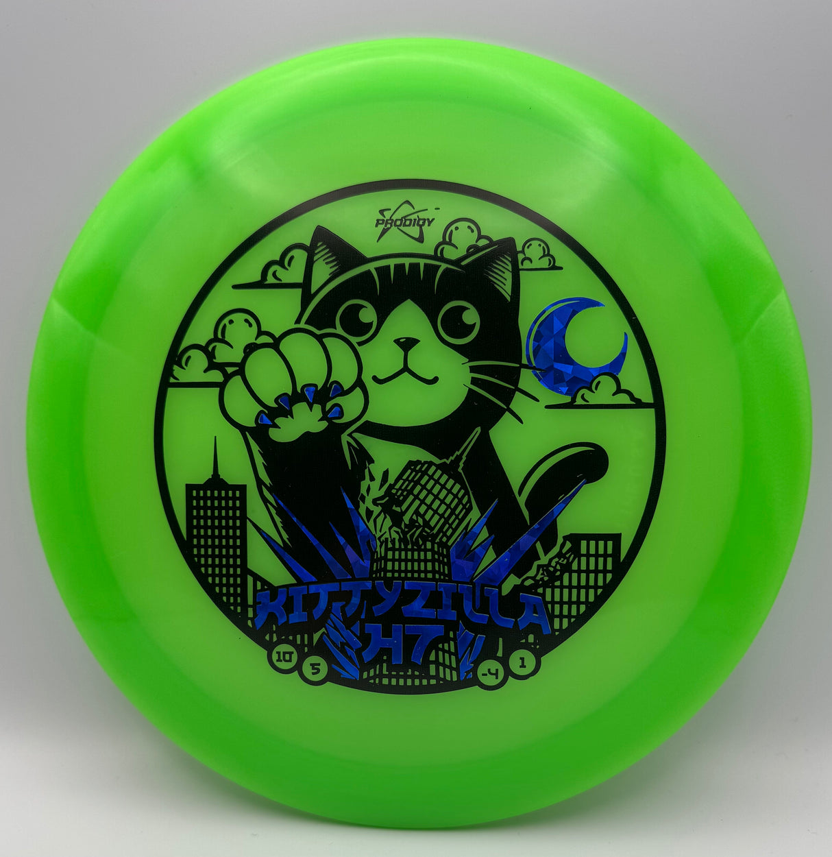 Prodigy H7 400 Glow Plastic Kittyzilla Returns Stamp
